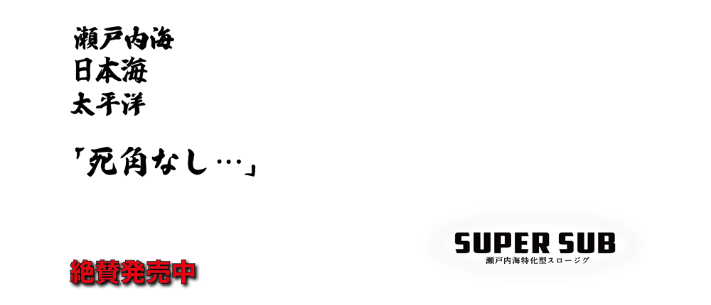 瀬戸内海特化型スロージグ「SUPER SUB」